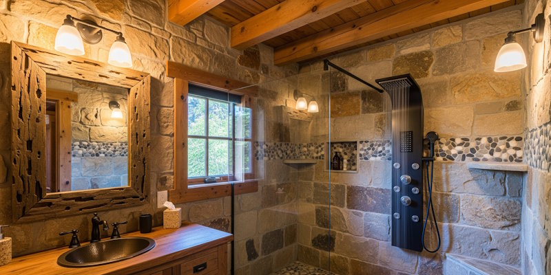 Illustration of a power shower